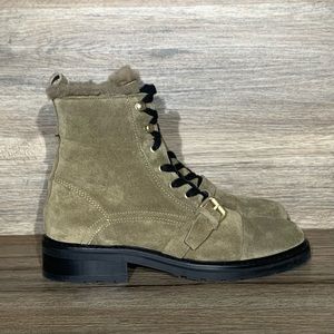 ALL SAINTS Donita Suede Combat Boot
Genuine Shearling Sz- 10